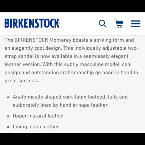 Birkenstock Monterey Black all leather sandal - Picture 5 of 8